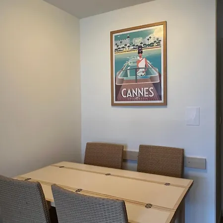 Superbe appartement vue mer av. piscine et tennis Cannes Extérieur photo